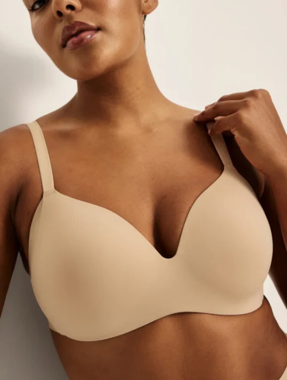 NWT knix WingWoman Contour Bra Women's 46C Warm Sand Nude Beige NEW WITH TAGS!